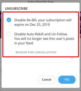 how to unsubscribe to only fans|8 Steps to cancel Onlyfans subscription